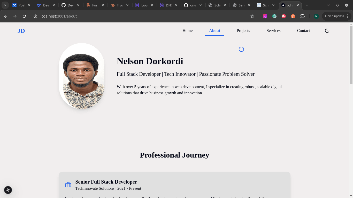 Portfolio and service websites